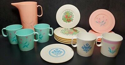 Vintage Chilton Globe Children's Pretend Play Dishes Mixed Lot (16 piece) 1980s