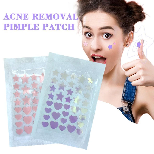 36PCS HEART STAR Pimple Patch Salicylic Acid Acne Treatment Stickers
