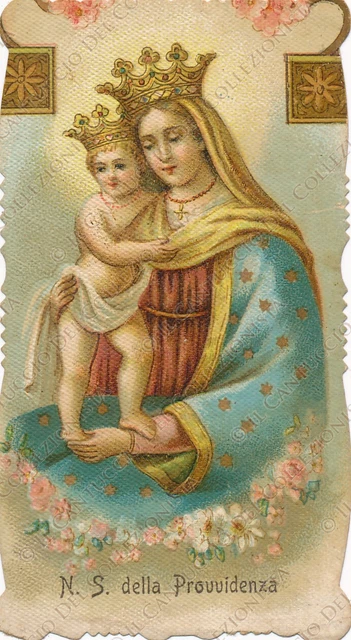 1899 MILANO Santino Vergine Maria Madre Divina Provvidenza Nostra Signora