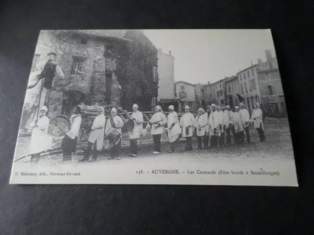 CPA Reissue, Auvergne the Head, Folklore, Anime ', Postcard