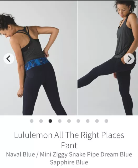 Lululemon All The Right Places Pants Women's Legging Size 8 Berry