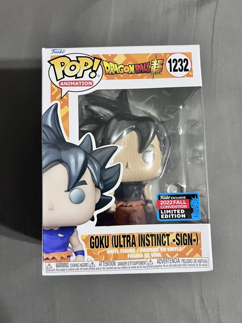FUNKO GOKU ULTRA Instinct Metallic Nycc 2022 Shared Sticker In Hand ...