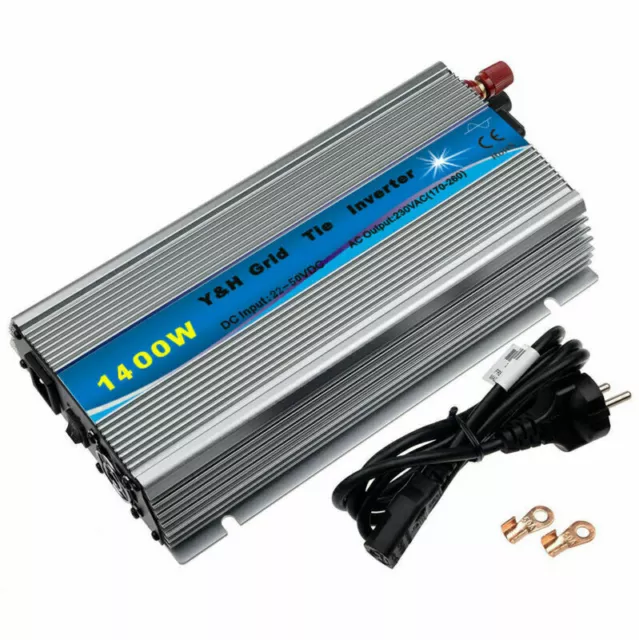 1400W Micro onduleur relié au réseau DC30-46V pour 36V Panneaux solaires MPPT