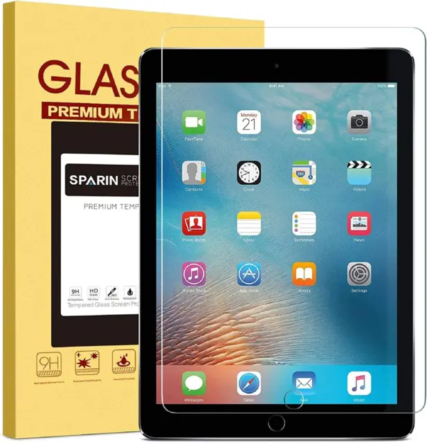 Glass Screen Protector Compatible with iPad 6/5,Air2,Pro 9.7-Ultimate Protection