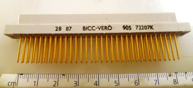 BICC-VERO 905 72207K DIN 41612 Socket 64 Way 2 Row A+C Wire Wrap MBF017L
