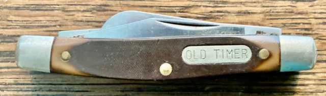 Vintage Pocket Knife Schrade 340T Old Timer