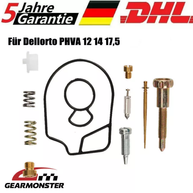 Vergaser Reparatur Satz für Dellorto PHVA 12 14 17,5 Für Piaggio Aprilia Gilera