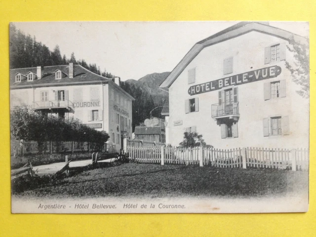 Carte Postale Ancienne (CPA) - Haute-Savoie Verchaix Les Hôtes Pension Morel 1908 - Occasion Collection