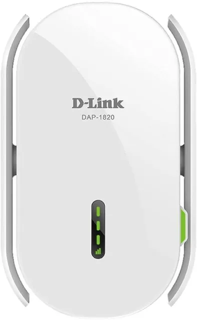 D-Link WiFi Range Extender, AC2000 Mesh Plug In Wall Signal Booster, Dual Band