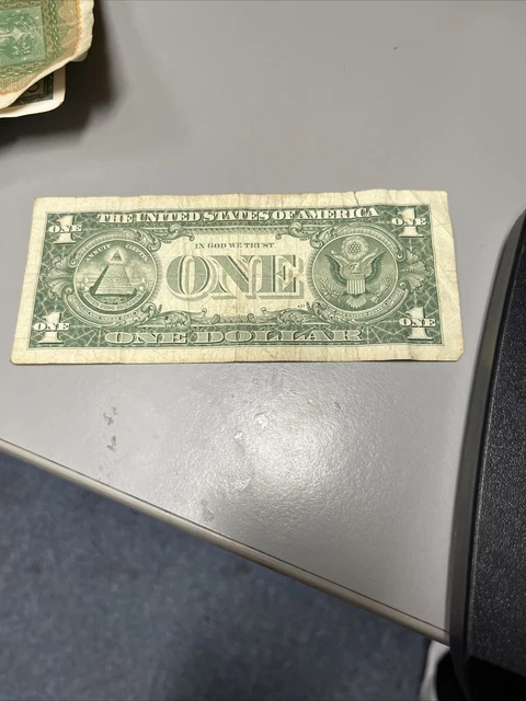 1957A One Dollar Well Circulated Silver Certificate Note - $1 Bill 3