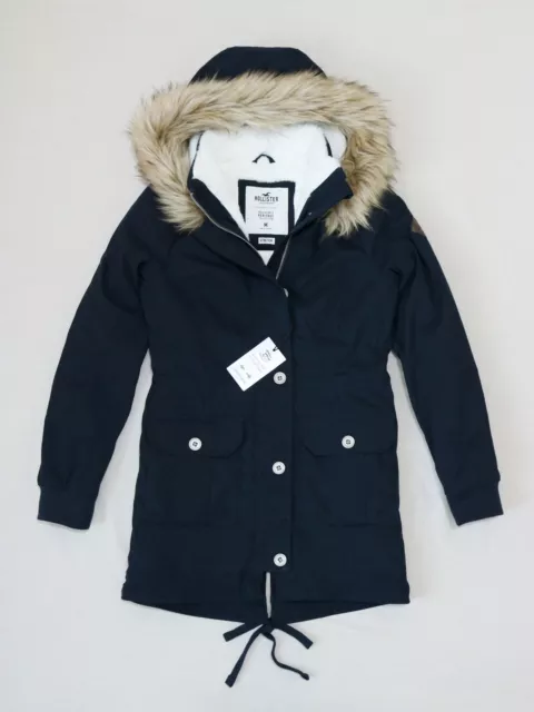 Stretch cozy lined deals parka hollister