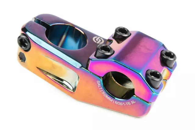 SALT AM TOP Load BMX Stem Black or Oilslick Jet Fuel Rainbow Neo