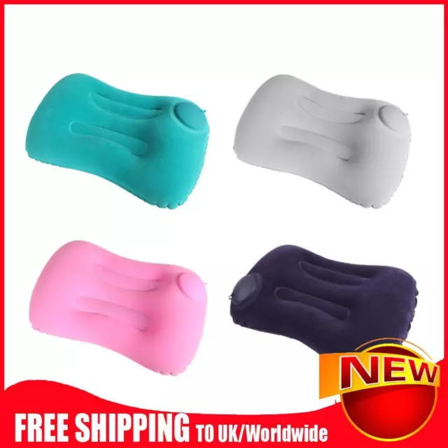 Inflatable Camping Pillow Manual Press Travel Pillow Portable Ergonomic Pillows