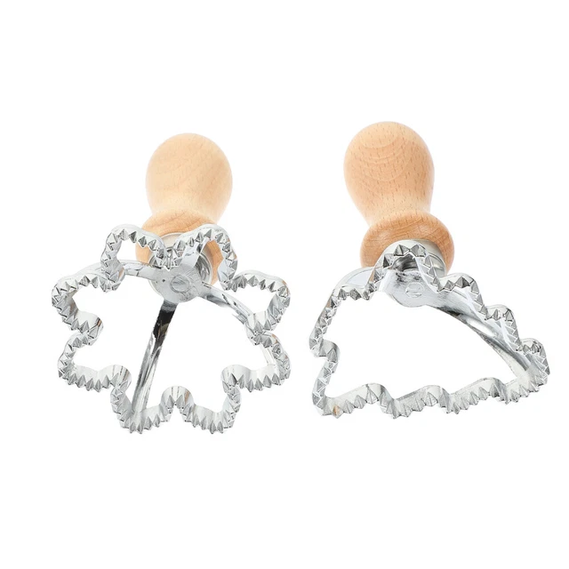 Stampo goffo pelle goffratura stampo caramelle ravioli stampo gnocchi legno