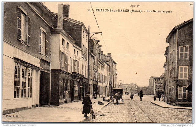 51 CHALONS SUR MARNE - rue saint jacques.