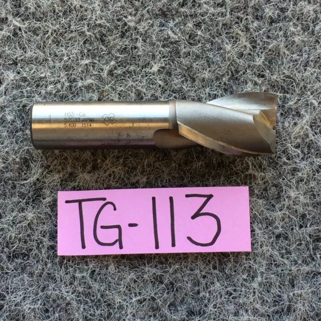 1” HSS Cobalt End Mill Hanita 1x1x3 OSG 52033 2 FL CNC Lathe Machinist BIT