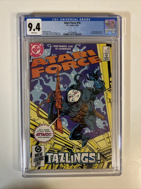 ATARI FORCE #16 CGC 9.4 3975940008 Apr. 1985 DC Comics