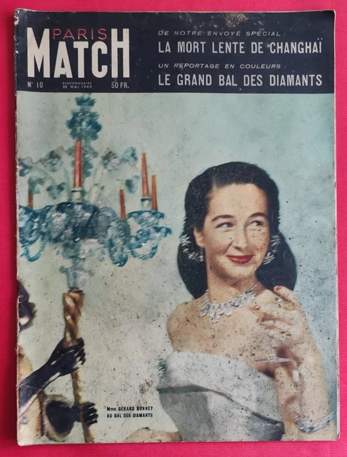 Paris Match N°3 – 8 Avril 1949 – Cerdan Vainqueur à Londres – Boxe – Édition Originale