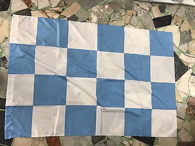 1 bandiera scacchi BiancoCeleste neutra SPAL LAZIO PESCARA ENTELLA 140x100 Flag