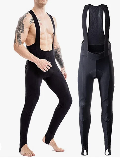 Rion Mens Sports Cycling Bib Padded Bicycle Shorts Size XL