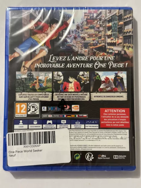 Jeu Playstation 4 / PS4 / PS5 - One Piece: World Seeker - Neuf - FR 2