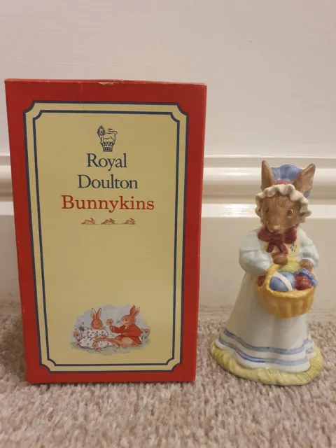 Royal Doulton BUNNYKINS Mrs Bunnykins at the Easter Parade DB 19 Boxed