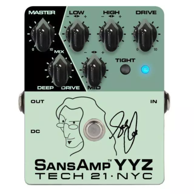 Tech 21 USA SansAmp YYZ - Geddy Lee Signature *NEW* ged 2112 bass preamp rbi vt