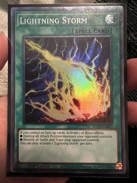 Yugioh Lightning Storm Kico-En057 - Collectors Rare Cr - 1St Edition Kings Court