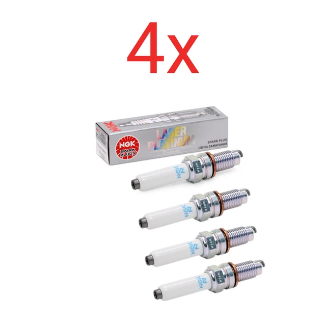 4x NGK ZÜNDKERZE FÜR AUDI A3 Q3 SEAT IBIZA SKODA VW GOLF POLO TOURAN 1.2 1.4 TSI