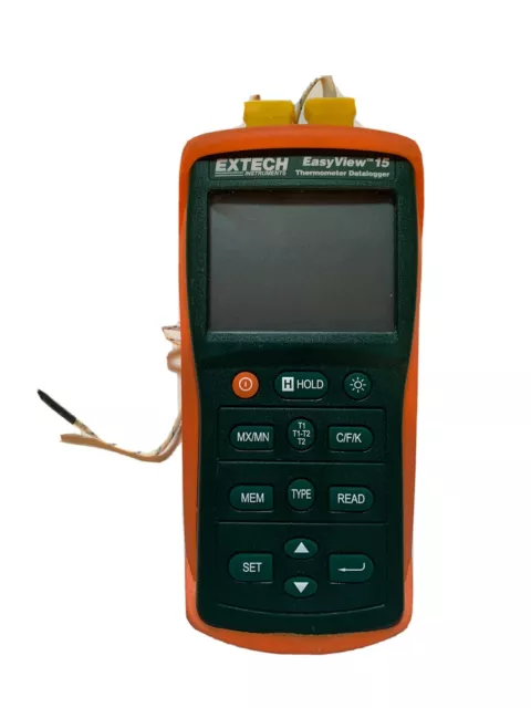 EXTECH EA15 Thermocouple Thermometer,2 Input