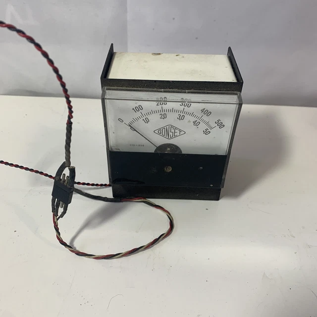 Vintage Gonset Field RF Strength Meter Gauge