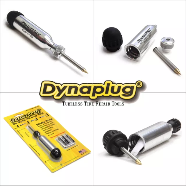 Dynaplug Ultralite Tubeless Tyre Repair Kit for Motorcycle Scooter ATV Cars New