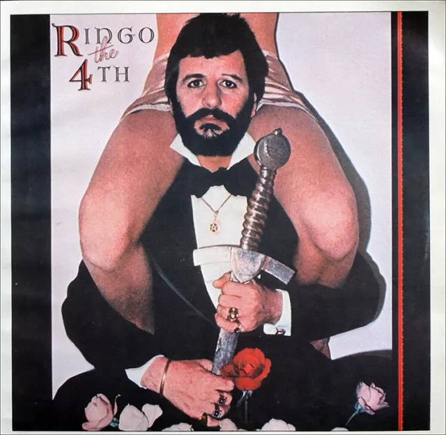 Ringo Starr The 4Th Lp Album Front Cover Poster Page . The Beatles . F47