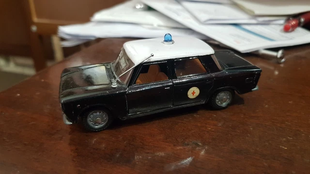 Fiat 1500 Vigili Del Fuoco Mebetoys 1/43 – Très Bon état, Sans Boîte