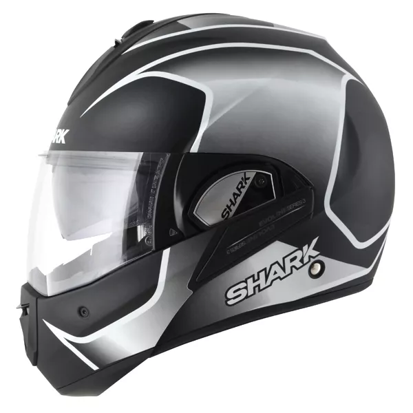 Shark Evoline Series 3 Starq KWK Motorcycle Flip Front Modular Helmet Size XS