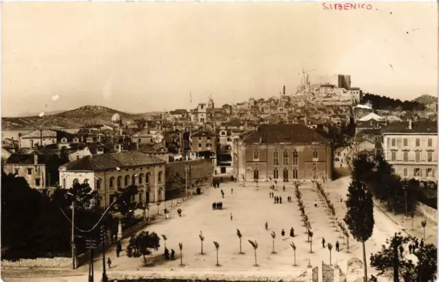 CPA AK SIBENICO SIBENIK carte photo real photo CROATIA (567815)