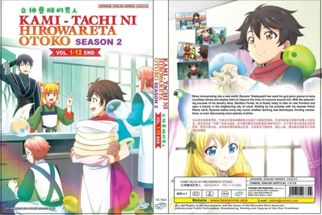 Kami-tachi ni Hirowareta Otoko (Season 1&2: VOL.1-24 End) ~ English Dubbed  ~ DVD