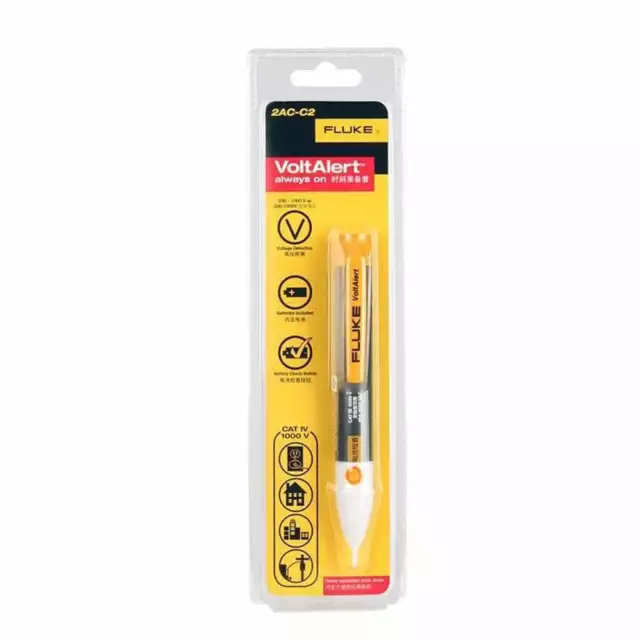 Fluke 2AC VoltAlert Non Contact Voltage VoltAlert Detector Pen Volt Alert Stick