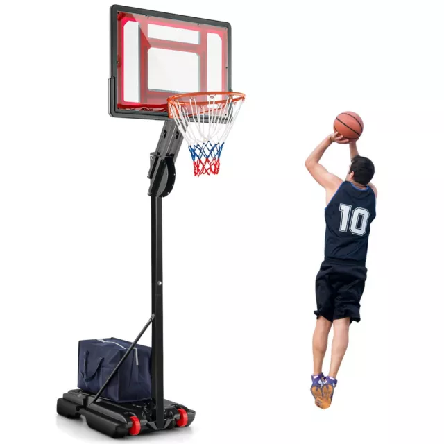 Basketballständer Basketballkorb Basketballanlage Outdoor Korbanlage 228-265 cm
