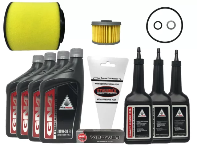 2015-2021 Honda Pioneer 500 SXS OEM Full Service Kit with 4 Qts of 10W-30 Oil
