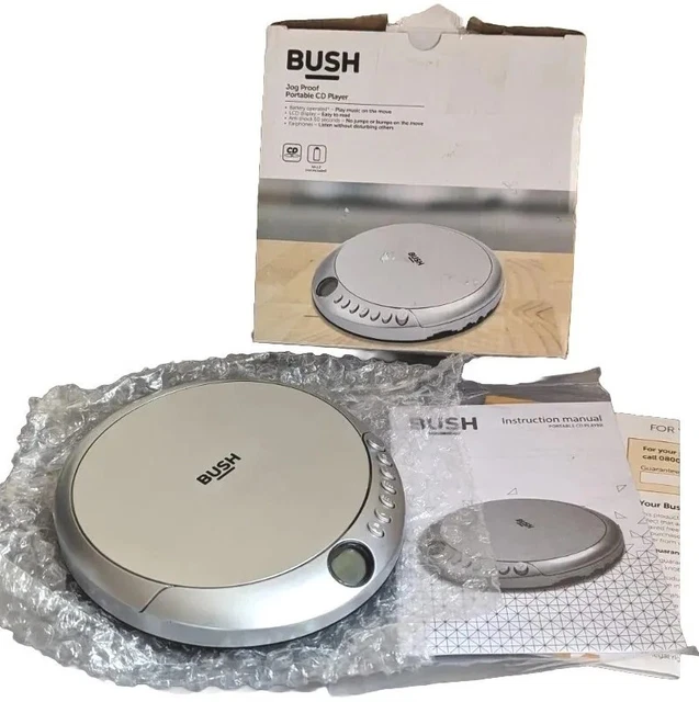 Bush Inner Pcd BUSH PCD-320B CD Player with MP3 Playback | WORKING W. Original Box ...