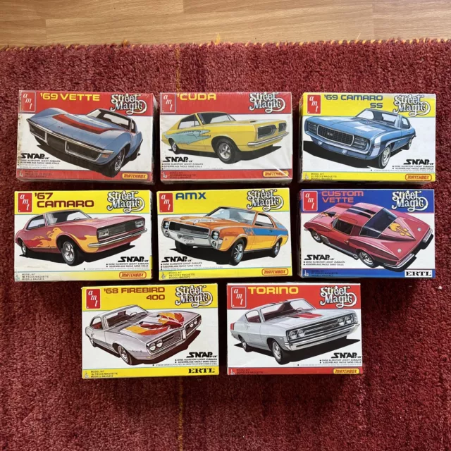 Matcbox Lot De 8 Maquettes De Voiture 1/43, Street Magic