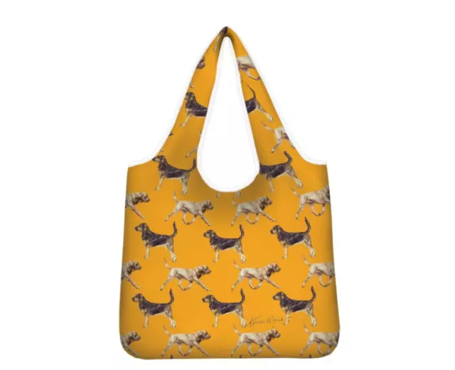 Bloodhound Bag Reusable Foldable Washable Dog Lover Gift Bloodhound Giftware