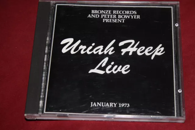 URIAH HEEP - LIVE JANUARY 1973 - CD TOP - AOR/Melodicrock