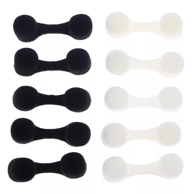 10X Black White Disposable Soft Sponge Nose Nasal Plug Filters for Spray Tanning 2