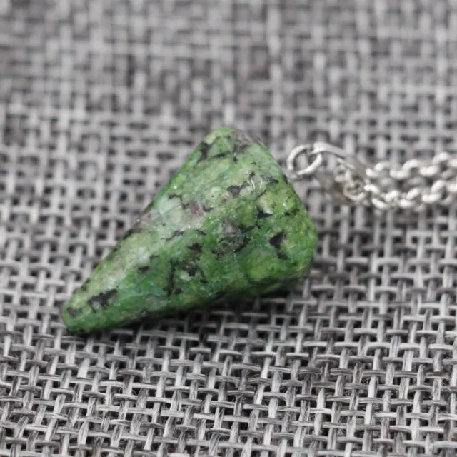 Hexagonal Natural Quartz Crystal Chakra Healing Point Pendant Necklace Jewelry