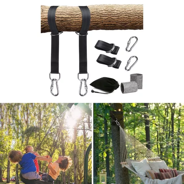 Brandneu Schwingen H?ngend Gartenschaukel H?ngegurte Zubeh?r 5 * 150 Cm