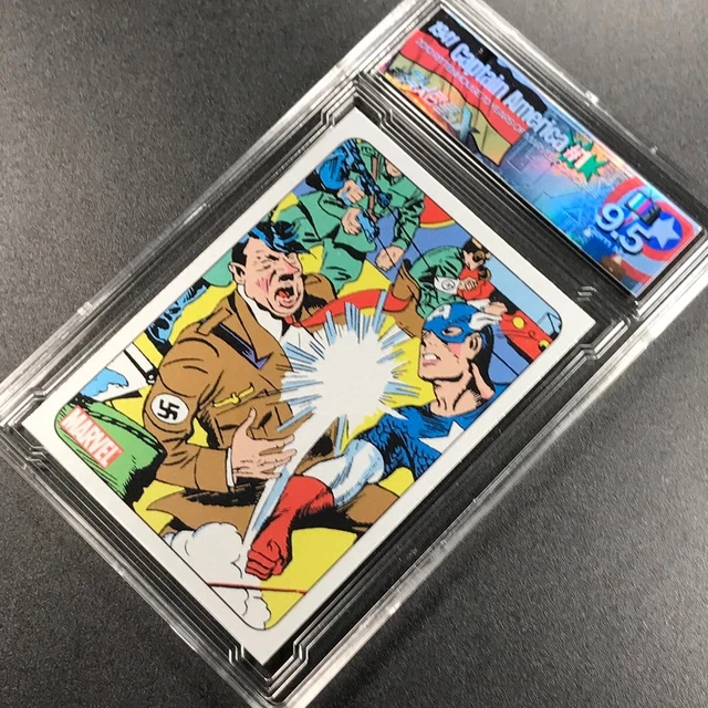 2010 Marvel 70Th Anniversary #4 Captain America 1941 Foil Pure Graded X Pgx 9.5