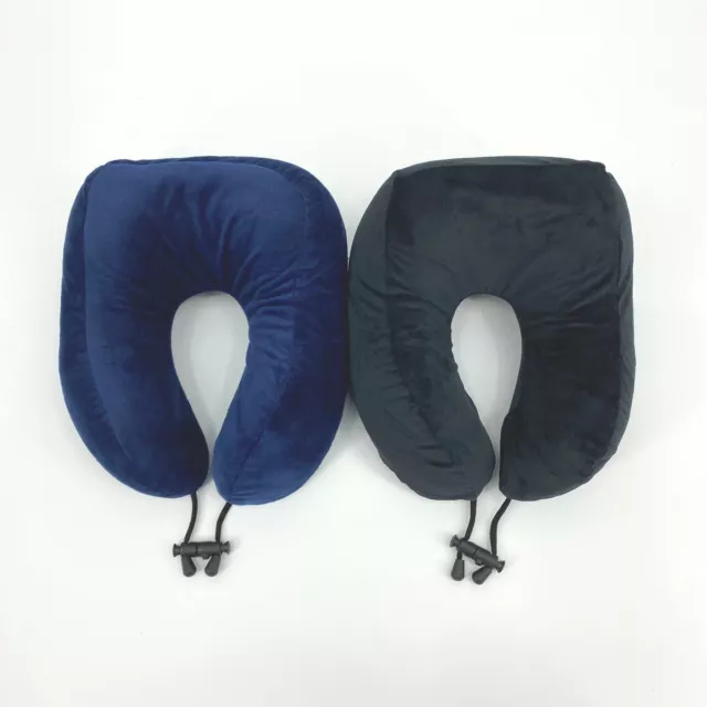 Soft Elevated Neck Head 360 Support Memory Foam U Shape Travel Pillow Airplane