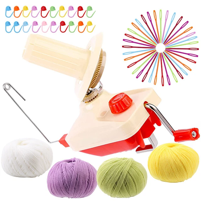 DIY HAND OPERATED Knitting Roll String Yarn Fiber Wool Thread Ball